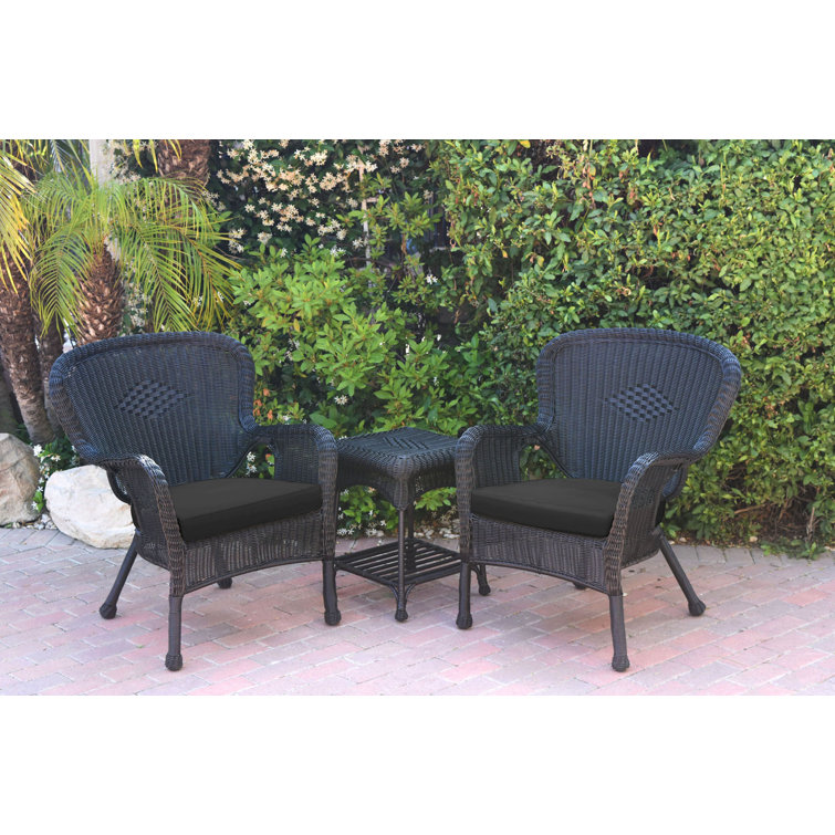 Bay Isle Home Batchelder Wicker/Rattan 2 Person Seating Group with